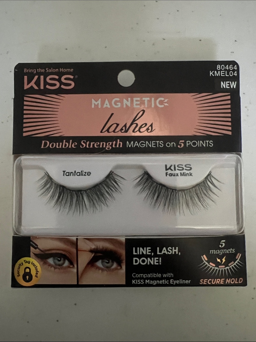 KISS Magnetic Lashes Tantalize - Black Faux Mink